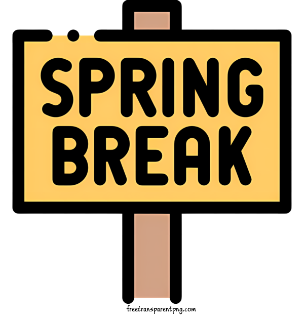 Free Spring Spring Spring Break Vacation For Spring Clipart Transparent Background