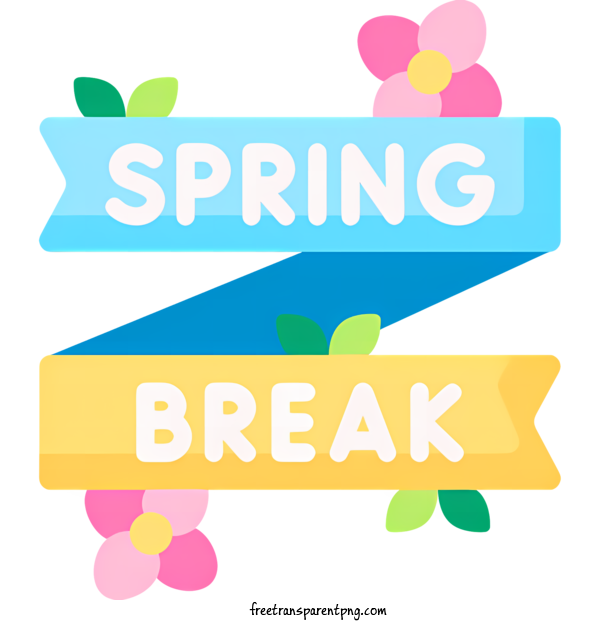 Free Spring Spring Spring Break Vacation For Spring Clipart Transparent Background