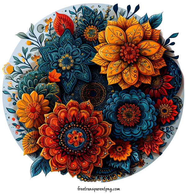 Free Mandala Mandala Flower Vibrant For Mandala Clipart Transparent Background