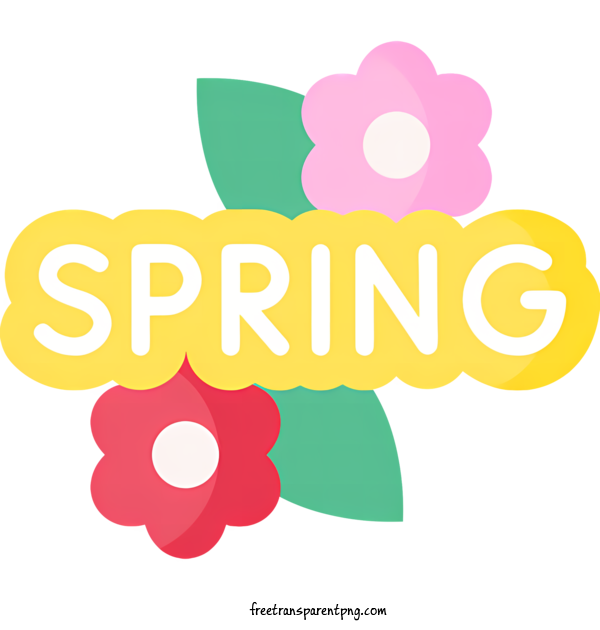 Free Spring Spring Spring Flowers For Spring Clipart Transparent Background
